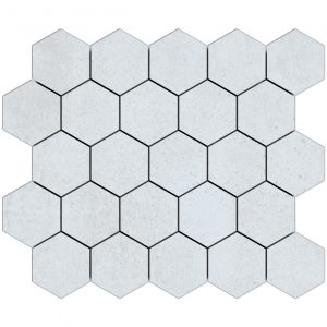 3 ¼” Hex Shape grey