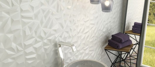 Silk 16″X48″ Wall Tile: Ole White 3D