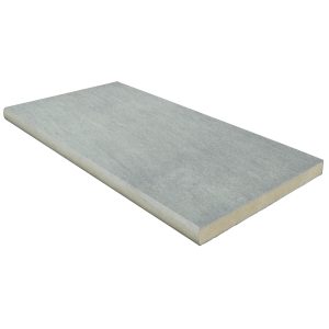 12" x 24" Porcelain Pool Coping: Nextone Light Grey