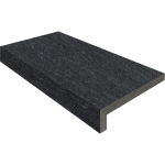 12" X 24" Coping with 2" Mitered L-Shape Drop: Black Nextone