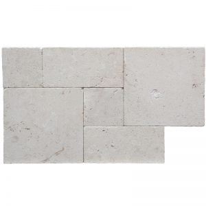 Roman Pattern Symra-Shell-Beige-Tumbled-Limestone-3cm