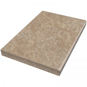 16x24x5cm tumbled modern edge coping noce sephia