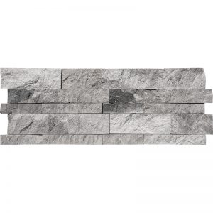 7x20 Niobe Grey Splitface Marble Wall Panel PERATILE