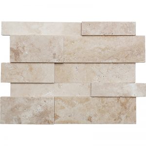 Meditera Honed-Travertine-Jumbo-3D-Wall-Panel Pera Tile