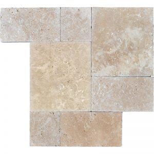 Meditera-Tumbled-Roman-Pattern-Travertine-Paver-3cm