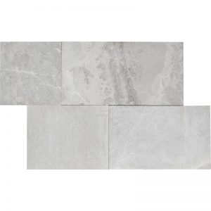 Pera TIle Niobe Grey Fine Picked Marble Linear Pattern Paver (3cm) A