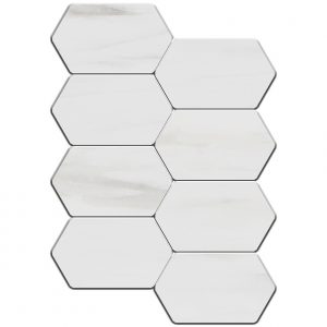 Hexbrick sheet Bianco dolomiti