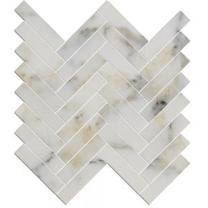 150375 Calacatta gold Herringbone 1X4 stnrd