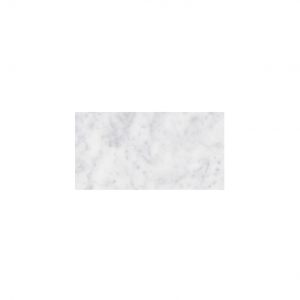 6x12 Bianco Carrara tile honed