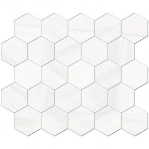 3 ¼” Hexagon Mosaic Dolomite Polished