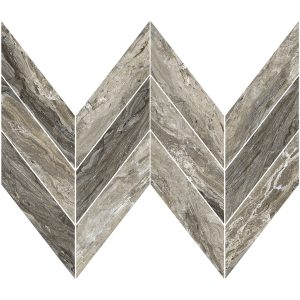 CHEV3 Midi Chevron Gemstone taupe matte