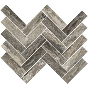 HERR Herringbone Gemstone Taupe matte