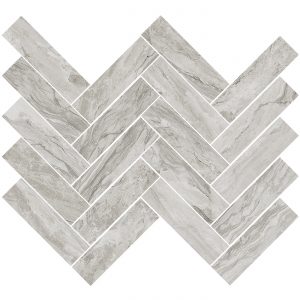 HERR Herringbone Gemstone silver matte