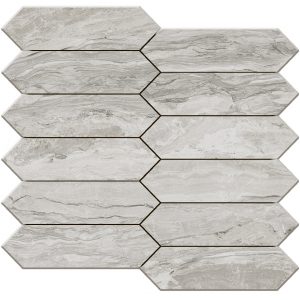 PICK3 1 3:4 X 6 1:2 Gemstone silver matte