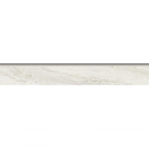3½”x24″ Gemstone Bullnose white glazed matte