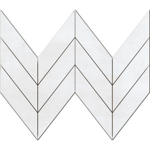 CHEV3 Midi Chevron Shape white