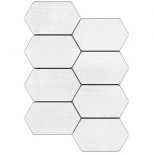 Hexbrick sheet Shape white