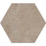 12" Hexagon Upstone: Jura Beige