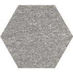12" Hexagon Upstone: London Grigio