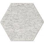12" Hexagon Upstone: Duke Bianco