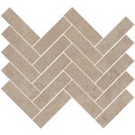 1 1/2" X 5 1/2" Herringbone Mosaic Upstone: Jura Beige