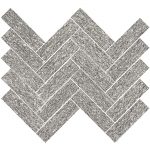 1 1/2" X 5 1/2" Herringbone Mosaic Upstone: London Grigio