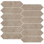 1 3/4" X 6 1/2" Picket Mosaic Upstone: Jura Beige