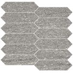 1 3/4" X 6 1/2" Picket Mosaic Upstone: London Grigio