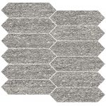 1 3/4" X 6 1/2" Picket Mosaic Upstone: London Grigio