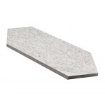 2 7/8" X 11" Picket Tile Porcelain Upstone: Duke Bianco