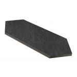 2 7/8" X 11" Picket Tile Porcelain Upstone: Mustang Nero