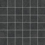 2" X 2" Square Mosaic Upstone: Mustang Nero