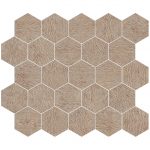 3 1/4" Hexagon Mosaic Upstone: Jura Beige