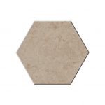6" Hexagon Upstone: Jura Beige