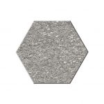 6" Hexagon Upstone: London Grigio