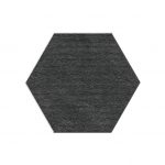 6" Hexagon Upstone: Mustang Nero
