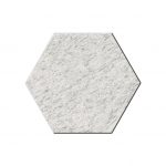 6" Hexagon Upstone: Duke Bianco