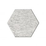 6" Hexagon Upstone: Duke Bianco