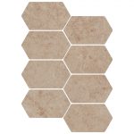 Hexbrick Mosaic Upstone: Jura Beige