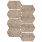 Hexbrick Mosaic Upstone: Jura Beige