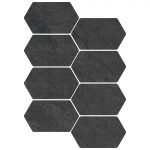 Hexbrick Mosaic Upstone: Mustang Nero