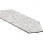 5 3/4" X 23 1/8" Picket Tile Porcelain Upstone: Duke Bianco