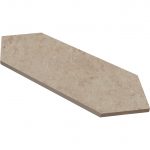5 3/4" X 23 1/8" Picket Tile Porcelain Upstone: Jura Beige