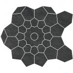 Bloom Mosaic Upstone: Mustang Nero