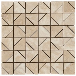 150188-BELIZE- BREEZE MOSAIC in MEDITERA - HONED