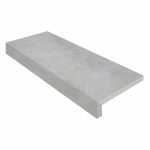 12" X 36" Coping with 2" Mitered L-Shape Drop: Silver Limestone