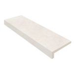 12" X 48" Coping with 2" Mitered L-Shape Drop: Silky Stone Light
