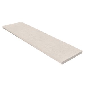 285254-DREAMSCAPES- 12 X 48 UNGLAZED PORCELAIN BULLNOSE COPING - SARAMAGO LIMESTONE