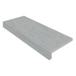 12" X 36" Coping with 2" Mitered L-Shape Drop: Nextone Light Gray
