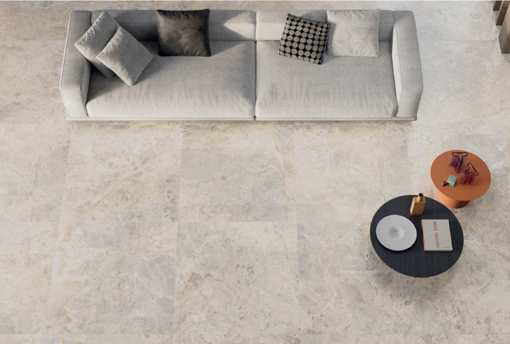 24" X 48" Porcelain Pietrasanta: Ivory | Pera Tile